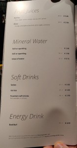 Barkarte Infinity Bar