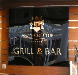 MSC Yacht Club Grill & Bar