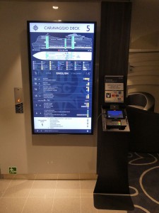 Automaten zum Einlesen der Kreditkarte