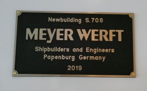Bauschild def Meyer Werft