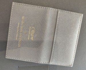 Mäppchen für die Bordkarte