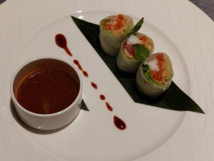 Alaskan King Crab Summer Roll