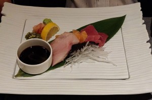 Hamachi, Salmon & Tuna Sashimi