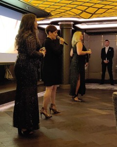 Georgina, Sam und Kelly
