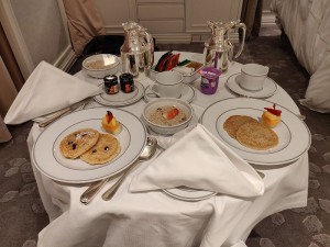 Frühstück in der Suite