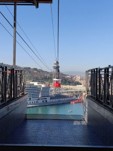 Fahrt mit der Seilbahn