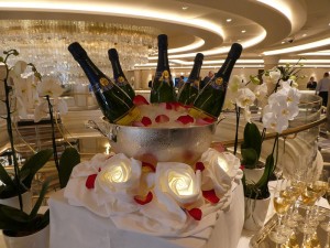 Champagner zur Begrüßung
