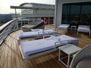 offenes Sonnendeck