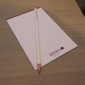 Block und Bleistift