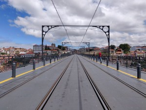 Obere Ebene der Luis I Brücke