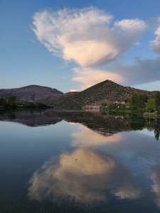 Wolkenspiegelung