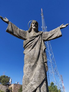 Christusstatue am Berg Marofa