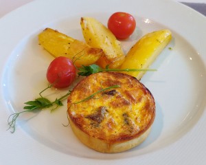 Saisonale Pilz-Quiche