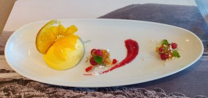 Bayerische Creme mit Mango