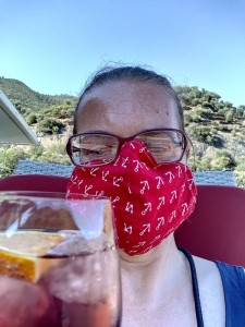 A-Rosa Sprizz "mit Maske"