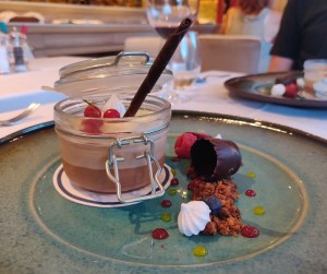 Drei Schokoladenmousse