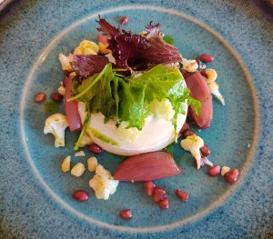 Panna Cotta von Blumenkohl