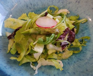 Saisonales Gemüse mit Radieschen und Spargel