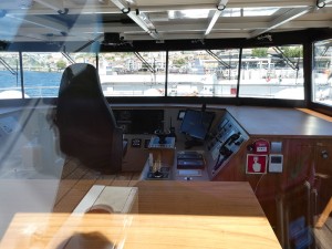 Blick ins Steuerhaus