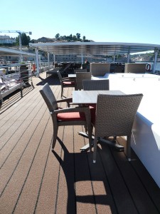 offenes Sonnendeck
