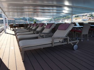 überdachtes Sonnendeck