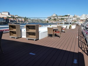 offenes Sonnendeck