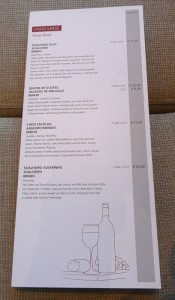 Weinkarte