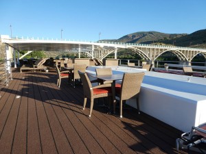offenes Sonnendeck