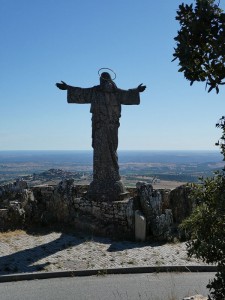 Christusstatue am Berg Marofa