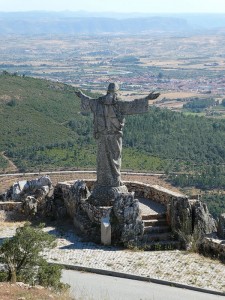 Christusstatue am Berg Marofa