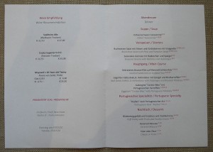 Abendessen Tag 7