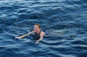 morgendliche Schwimmrunde