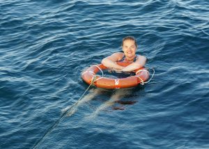 morgendliche Schwimmrunde