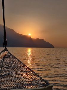 Sonnenaufgang bei Amalfi