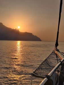Sonnenaufgang bei Amalfi