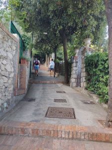 Weg nach Capri Ort