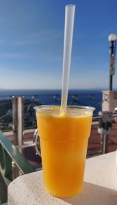 Granita di Limone mit Orangensaft