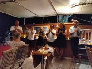 Abschied von der Crew
