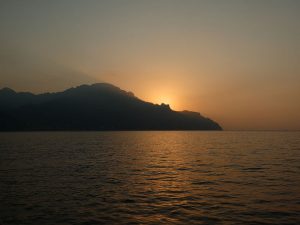 Sonnenaufgang bei Amalfi