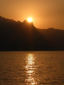 Sonnenaufgang bei Amalfi