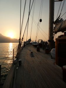 Sonnenaufgang bei Amalfi