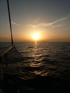 Sonnenuntergang hinter Ischia
