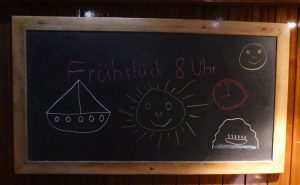Tagesprogramm für morgen