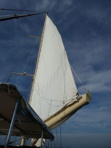 unter Segeln