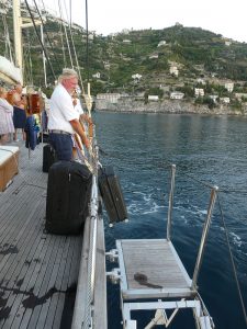 Ausschiffung per Dinghi