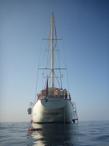 S.Y. Chronos vor Amalfi