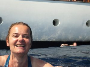 Schwimmstopp