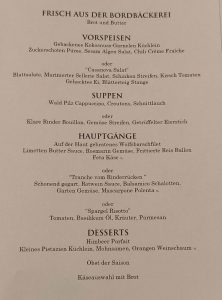 Abendessen