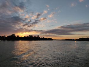 Sonnenuntergang bei Bad Godesberg