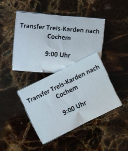 Tickets für den Shuttlebus